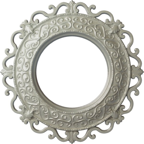 Ekena Millwork Orrington Ceiling Medallion (Canopies up to 6 5/8"), 13 1/4"OD x 6 5/8"ID x 1 1/8"P, Flash Copper CM13ORFCS - main